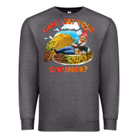 Charcoal Heather taco gnome thinks you're cute Premium Sweatshirt - artisFamous