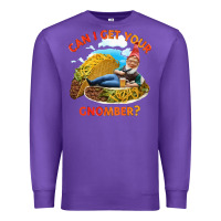 Purple taco gnome thinks you're cute Premium Sweatshirt - artisFamous
