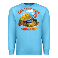 Ocean Blue taco gnome thinks you're cute Premium Sweatshirt - artisFamous