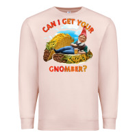 Pale Pink taco gnome thinks you're cute Premium Sweatshirt - artisFamous
