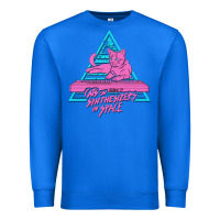 True Royal Cats on Synthesizers in Space Premium Sweatshirt - artisFamous