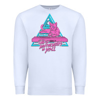 White Cats on Synthesizers in Space Premium Sweatshirt - artisFamous