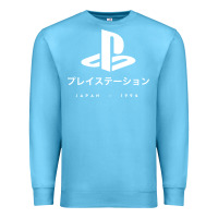 Ocean Blue ps japanese t shirt Premium Sweatshirt - artisFamous