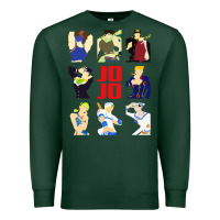 Sports Green jojo adventure Premium Sweatshirt - artisFamous
