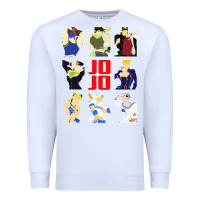 White jojo adventure Premium Sweatshirt - artisFamous