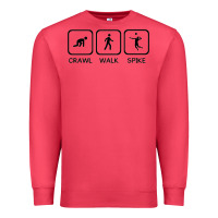 Cardinal crawl walk spike volleyball Premium Sweatshirt - artisFamous