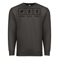 Smoke crawl walk spike volleyball Premium Sweatshirt - artisFamous