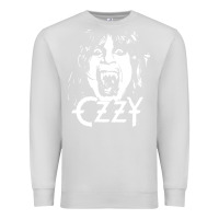Dove Grey crazy train vintage rock Premium Sweatshirt - artisFamous
