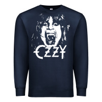 Navy crazy train vintage rock Premium Sweatshirt - artisFamous