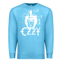 Ocean Blue crazy train vintage rock Premium Sweatshirt - artisFamous