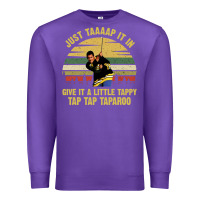 Purple happy gilmore comedy Premium Sweatshirt - artisFamous
