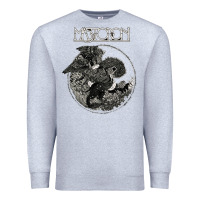 Heather Grey mastodon Premium Sweatshirt - artisFamous