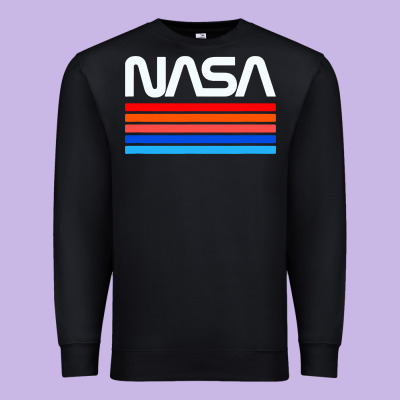 Vintage Retro Nasa Premium Sweatshirt Designed By Artisfamous
