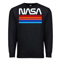 Black vintage retro nasa Premium Sweatshirt - artisFamous