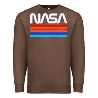 Chestnut vintage retro nasa Premium Sweatshirt - artisFamous
