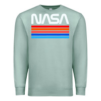 Seafoam vintage retro nasa Premium Sweatshirt - artisFamous