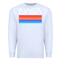 White vintage retro nasa Premium Sweatshirt - artisFamous