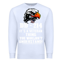 White dd 214 Premium Sweatshirt - artisFamous