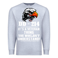 Heather Grey dd 214 Premium Sweatshirt - artisFamous