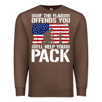 Chestnut if the flag offends you Premium Sweatshirt - artisFamous