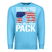 Ocean Blue if the flag offends you Premium Sweatshirt - artisFamous
