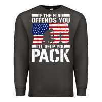 Smoke if the flag offends you Premium Sweatshirt - artisFamous