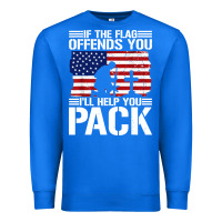 True Royal if the flag offends you Premium Sweatshirt - artisFamous