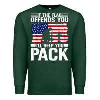 Sports Green if the flag offends you Premium Sweatshirt - artisFamous