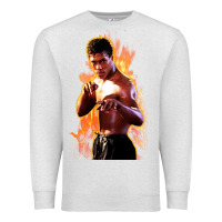 Oatmeal Heather bruce leroy Premium Sweatshirt - artisFamous