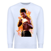 White bruce leroy Premium Sweatshirt - artisFamous