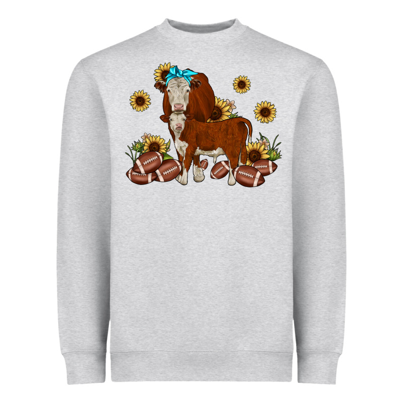 Football Hereford Sunflower Heavyweight Sweatshirt by JahusDesignShop | Teevron