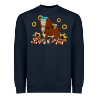 Navy football hereford sunflower Heavyweight Sweatshirt - JahusDesignShop