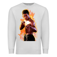 Dove Grey bruce leroy Premium Sweatshirt - artisFamous