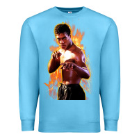 Ocean Blue bruce leroy Premium Sweatshirt - artisFamous