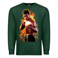 Sports Green bruce leroy Premium Sweatshirt - artisFamous