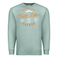 Seafoam crater lake oregon national park vintage retro Premium Sweatshirt - artisFamous