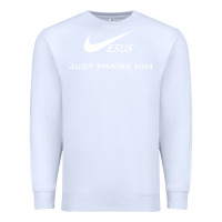 White jesus just praise him jesus surfed christian Premium Sweatshirt - artisFamous