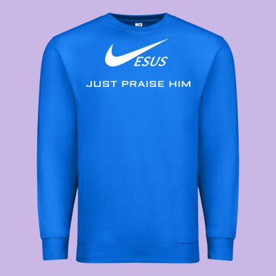 Jesus Just Praise Him Jesus Surfed Christian Premium Sweatshirt Designed By Artisfamous