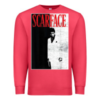 Cardinal scarface distressed movie photo Premium Sweatshirt - artisFamous