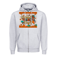 Heather Grey grateful thankful blessed Zipper Hoodie - JahusDesignShop