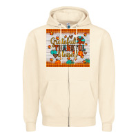 Sandshell grateful thankful blessed Zipper Hoodie - JahusDesignShop