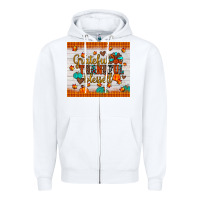 White grateful thankful blessed Zipper Hoodie - JahusDesignShop