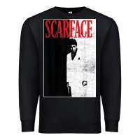 Black scarface distressed movie photo Premium Sweatshirt - artisFamous