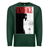 Sports Green scarface distressed movie photo Premium Sweatshirt - artisFamous
