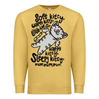 Antique Gold soft kitty warm kitty Premium Sweatshirt - artisFamous