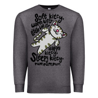 Charcoal Heather soft kitty warm kitty Premium Sweatshirt - artisFamous