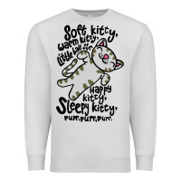 Dove Grey soft kitty warm kitty Premium Sweatshirt - artisFamous