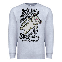 Heather Grey soft kitty warm kitty Premium Sweatshirt - artisFamous