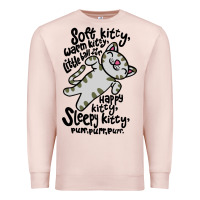 Pale Pink soft kitty warm kitty Premium Sweatshirt - artisFamous