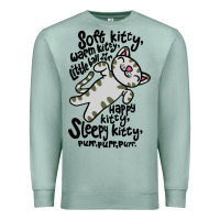Seafoam soft kitty warm kitty Premium Sweatshirt - artisFamous